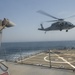 USS Arleigh Burke flight deck operations