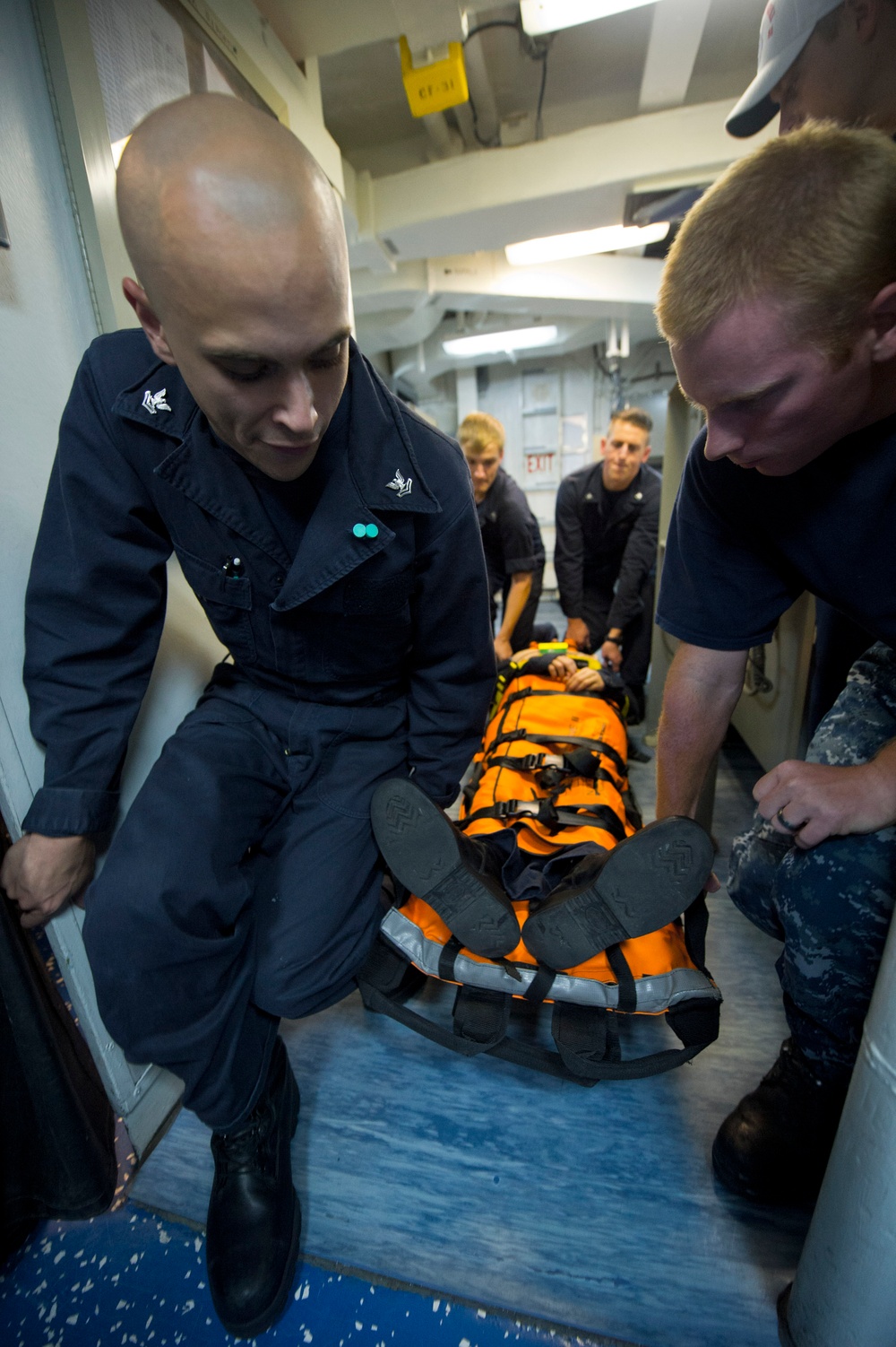 USS Arleigh Burke mass casualty drill