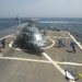 USS Arleigh Burke flight deck operations