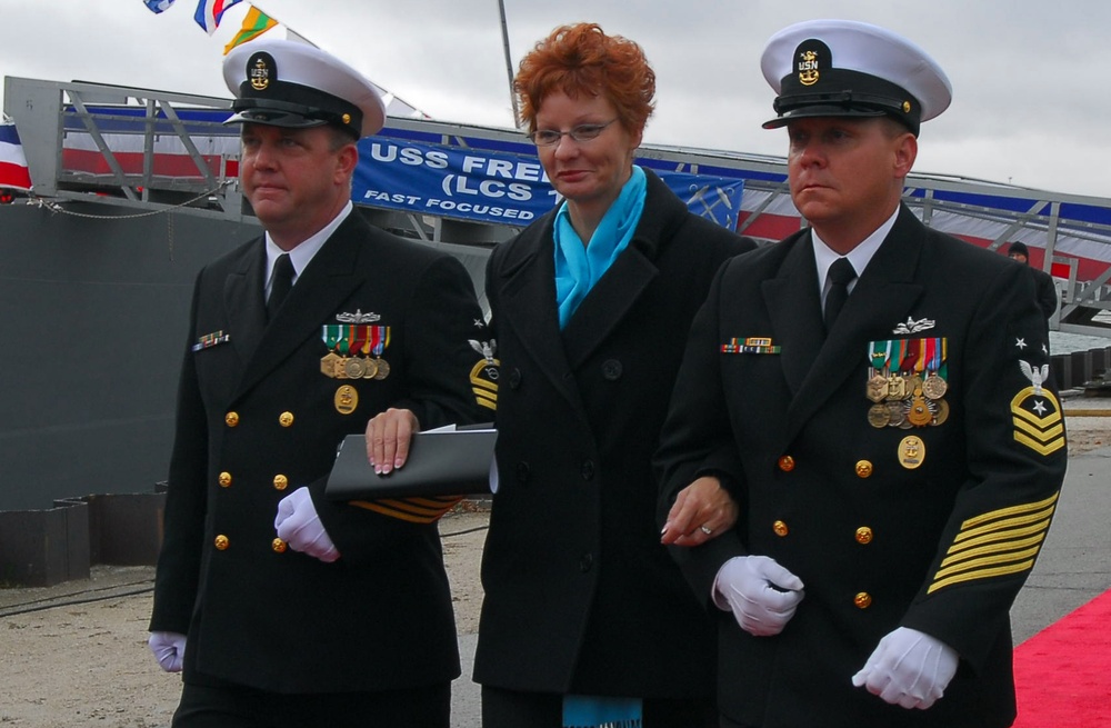 USS Freedom commissioning ceremony