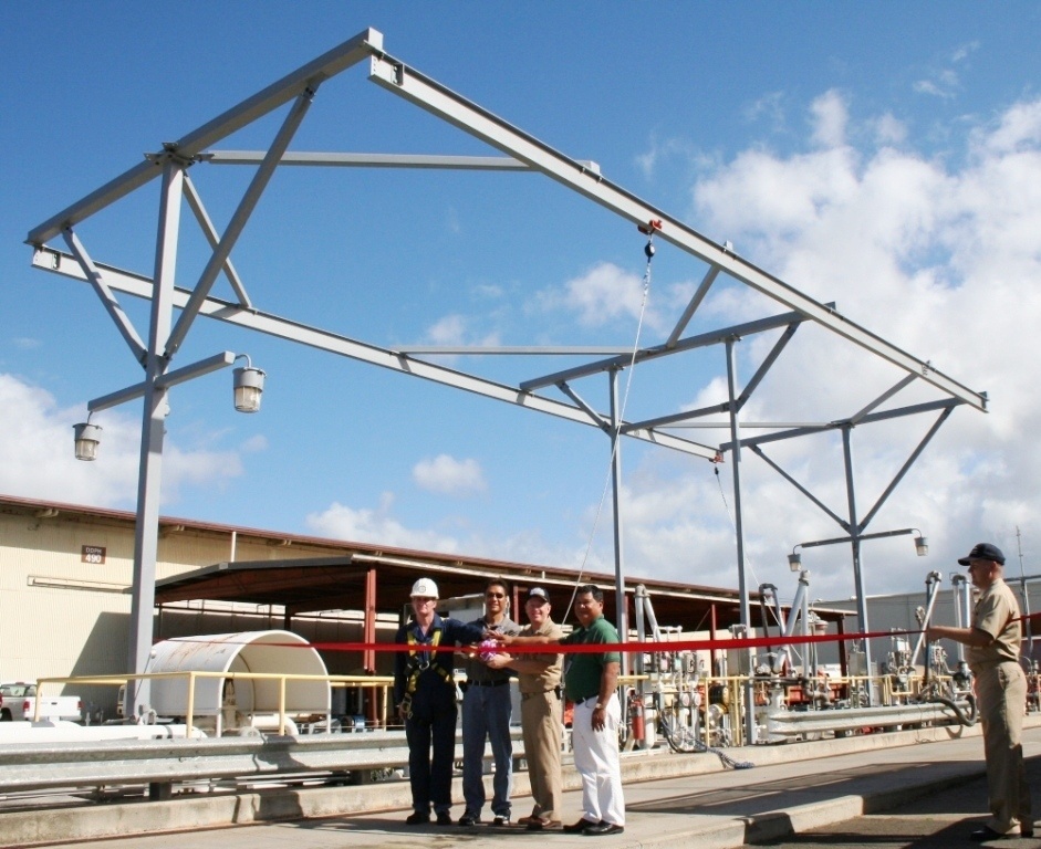 Ribbon-cutting in Hawaii