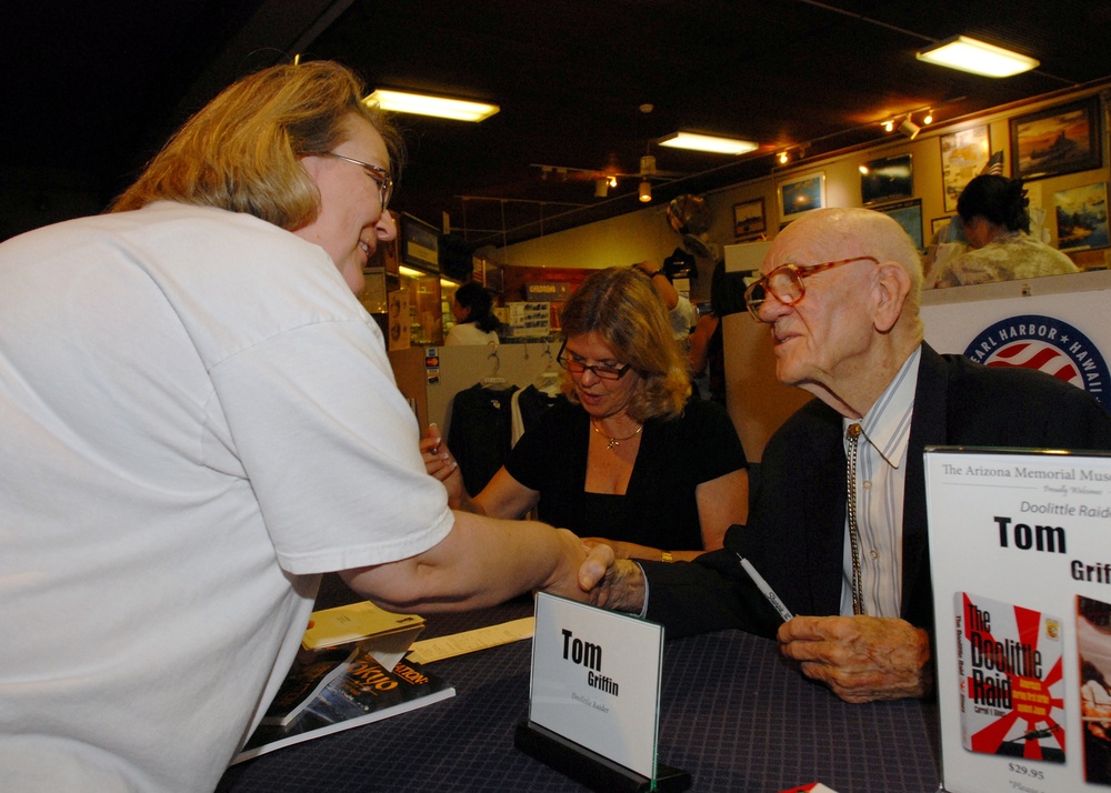 Book signing at USS Arizona Memorial