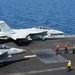 USS George H.W. Bush flight deck activity