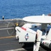 USS George H.W. Bush flight deck activity