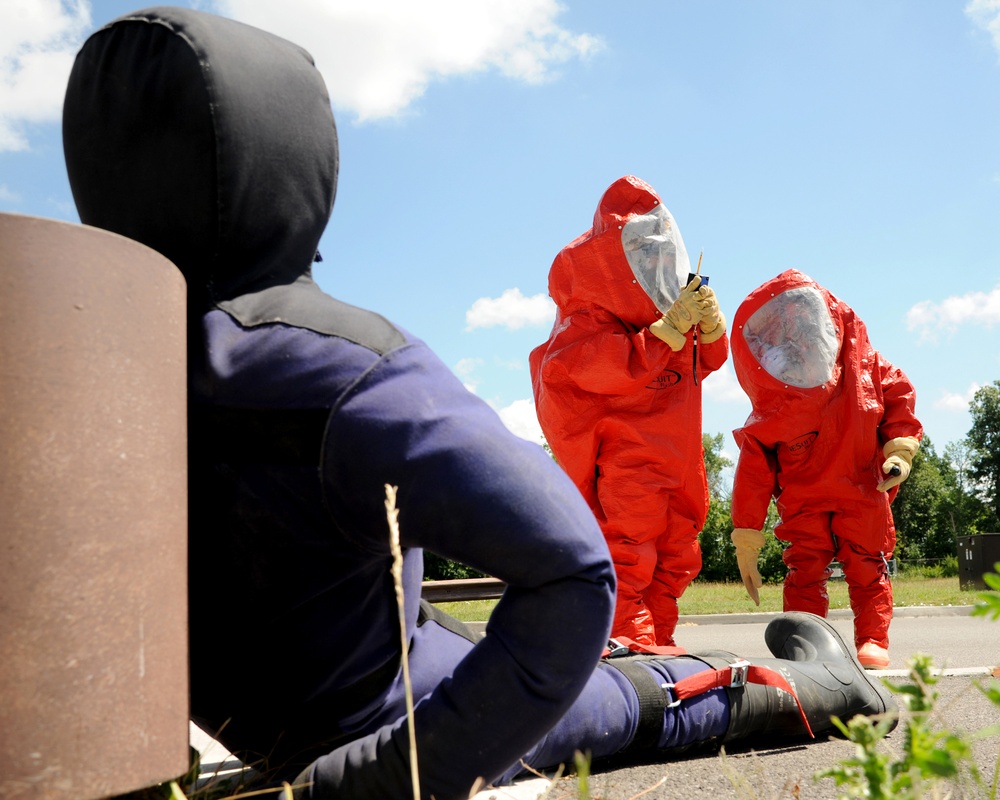 Chlorine spill exercise