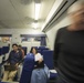 Hagel briefs reporters during flight to New Delhi