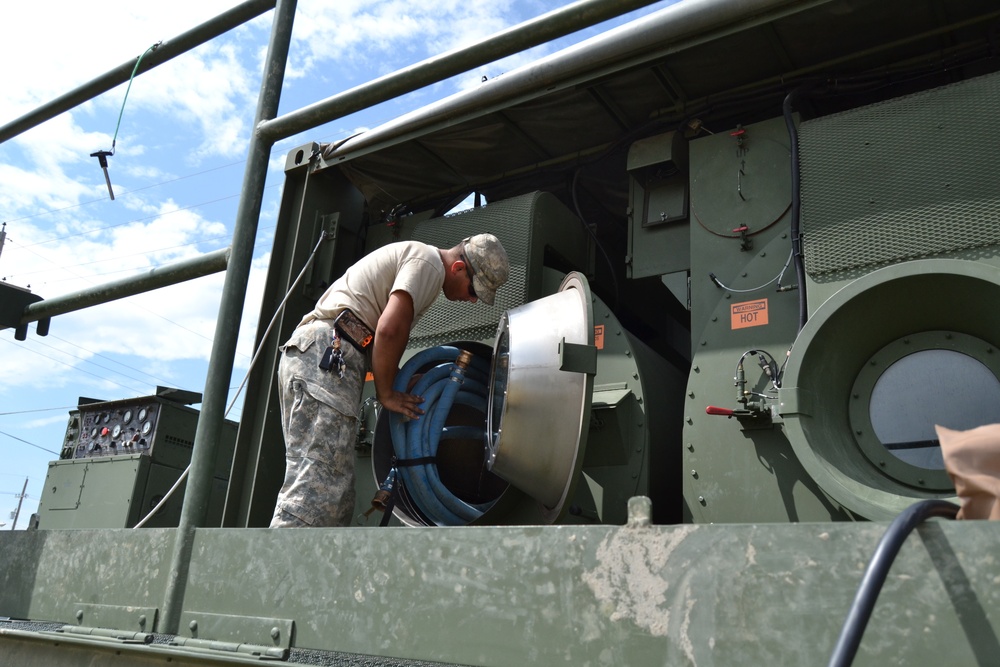 Showers and clean uniforms: Supporting Soldiers during training
