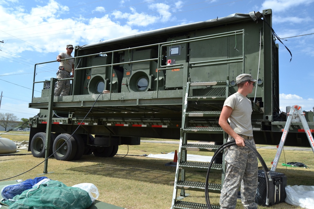 Showers and clean uniforms: Supporting Soldiers during training