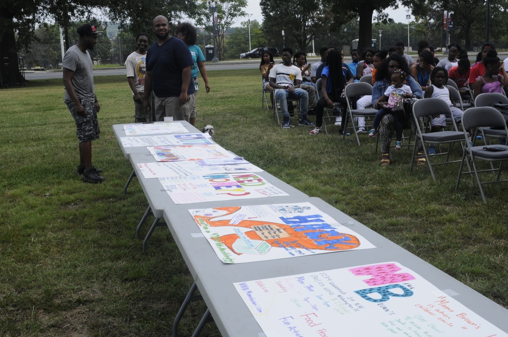 District of Columbia National Guard's Summer Youth Employment Program closing ceremony