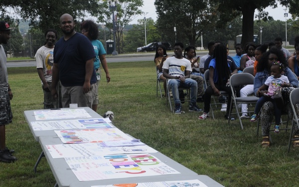 District of Columbia National Guard's Summer Youth Employment Program closing ceremony