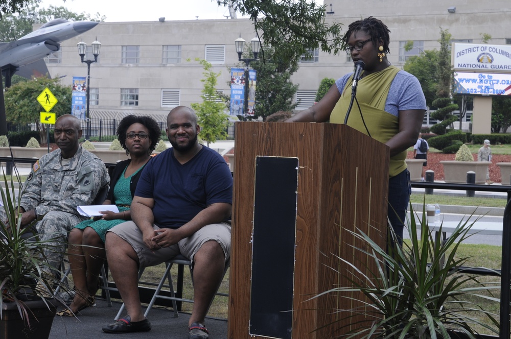 District of Columbia National Guard's Summer Youth Employment Program closing ceremony