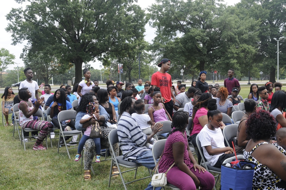 District of Columbia National Guard's Summer Youth Employment Program closing ceremony