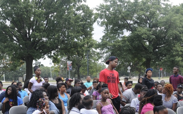 District of Columbia National Guard's Summer Youth Employment Program closing ceremony