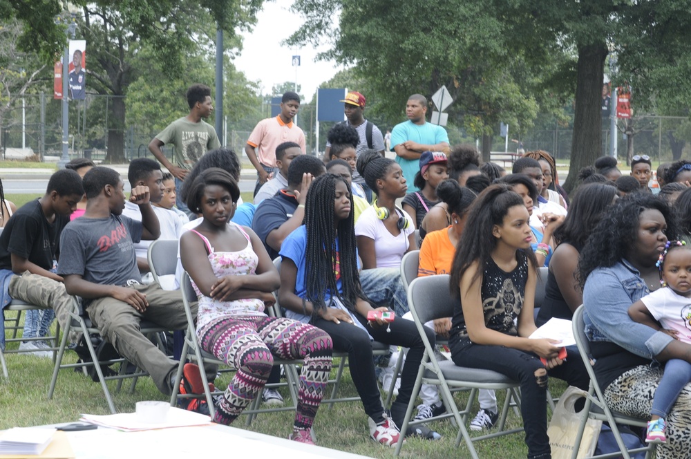 District of Columbia National Guard's Summer Youth Employment Program closing ceremony