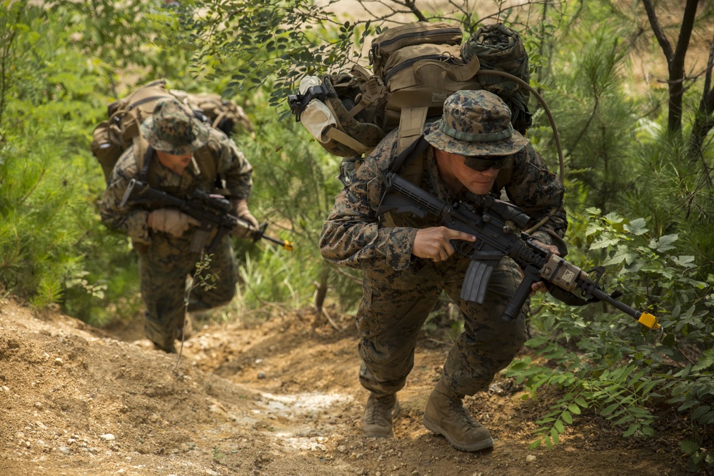Jungle patrol tests ROK, US Marine tactics