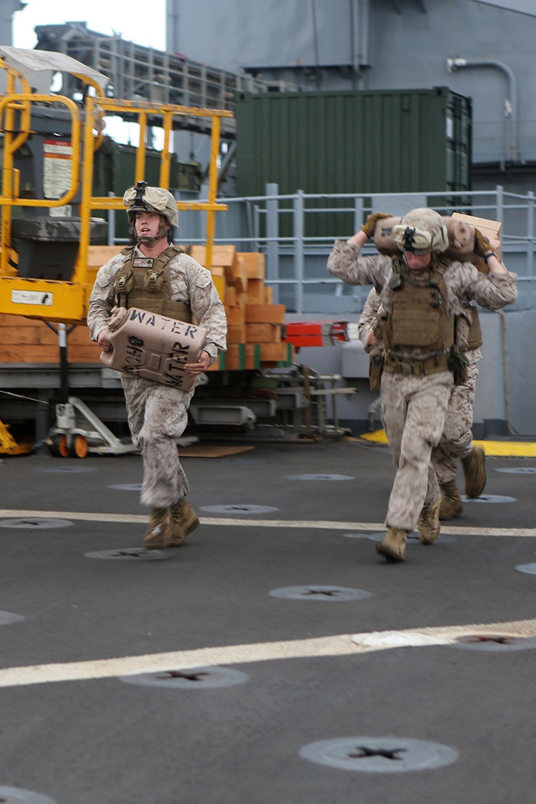 Combat conditioning elevates 11th MEU NCOs on USS Comstock