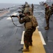 Marines conduct first time combat marksmanship practice aboard USS America