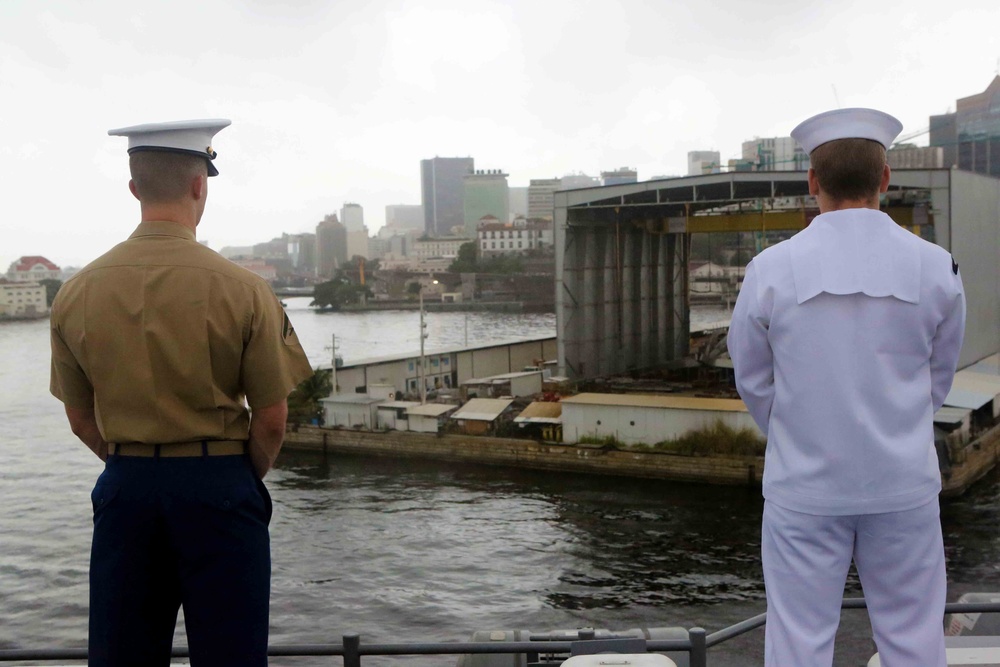 Marines, Sailors with SPMAGTF-South visit Brazil