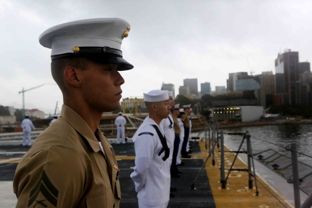 Marines, Sailors with SPMAGTF-South visit Brazil