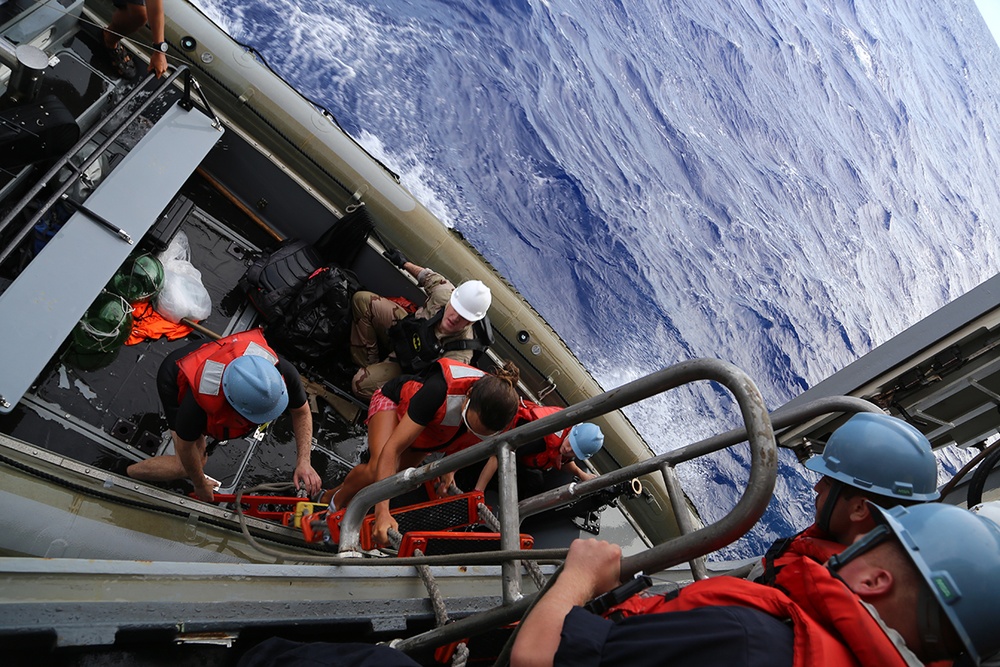 USS San Diego conducts island recovery