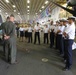 Brazilian military visits USS America