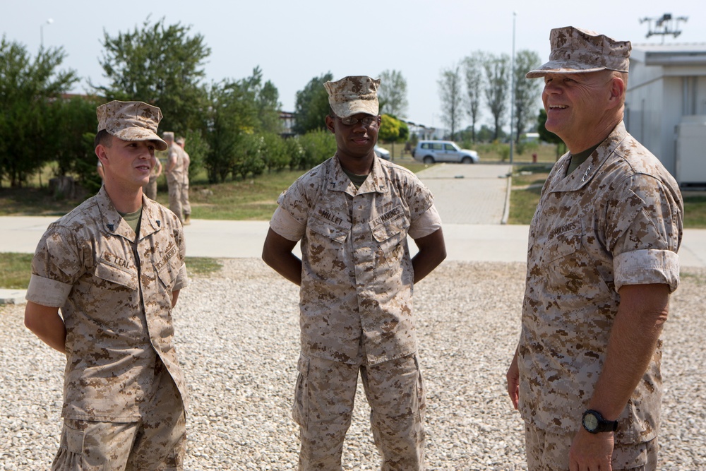 Lt. Gen. Neller visits MK Air Base