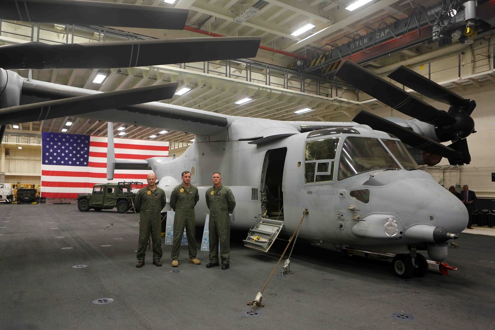 Marines, Sailors host Brazilian guests for reception aboard USS America