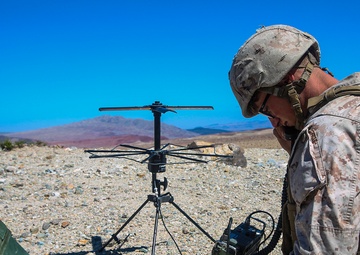 1/1 Marines Call for Fire during Large Scale Exercise 2014
