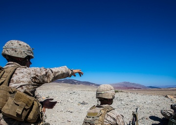 1/1 Marines Call for Fire during Large Scale Exercise 2014