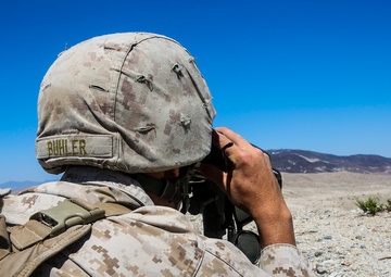 1/1 Marines Call for Fire during Large Scale Exercise 2014