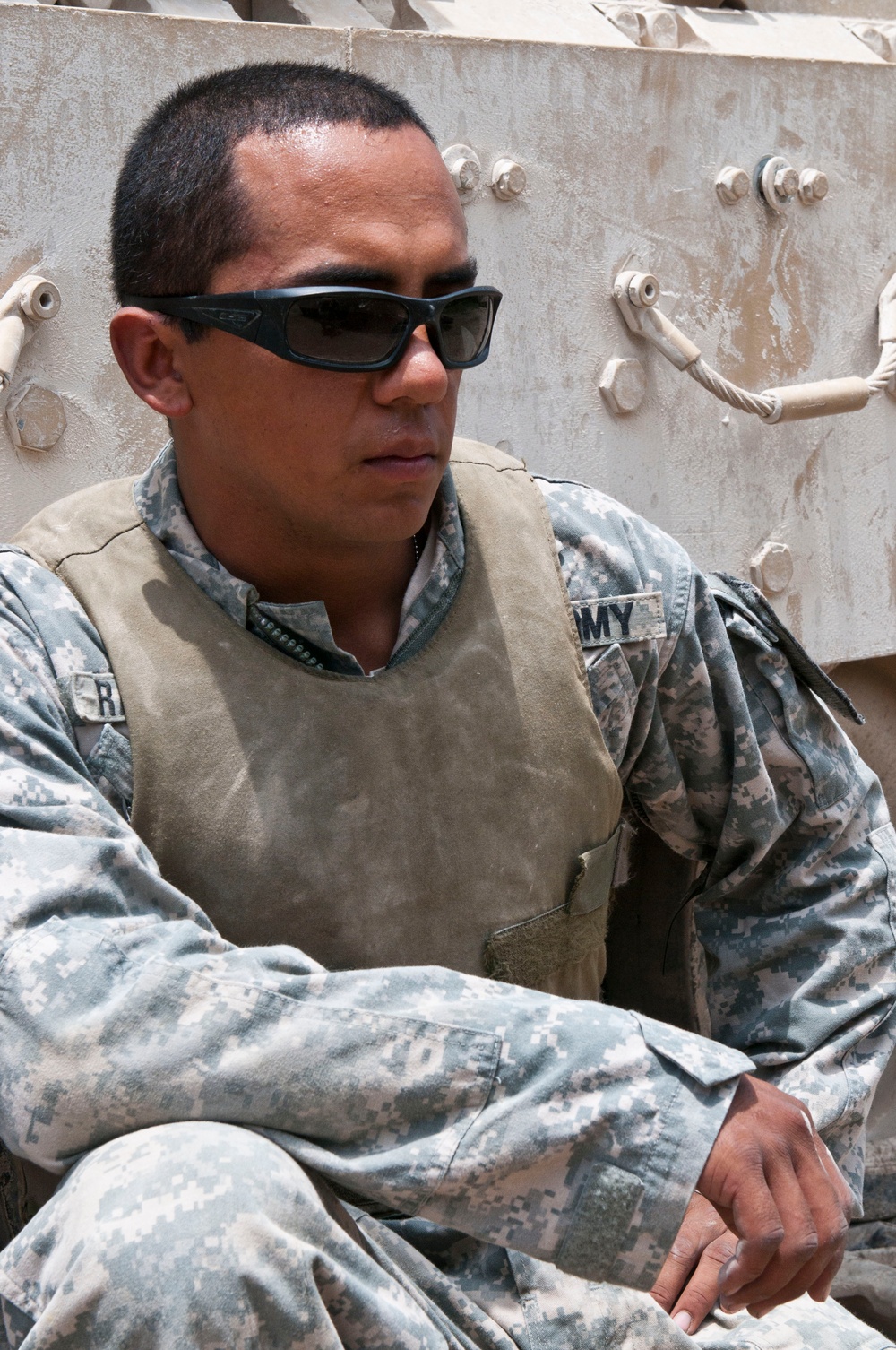 Infantryman serves for his family