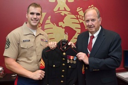 RS Baltimore Marines help Cold War Marine reconnect to history