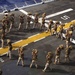 Golf Co. BLT 2/1 conducts PT on the flight deck of the USS Makin Island