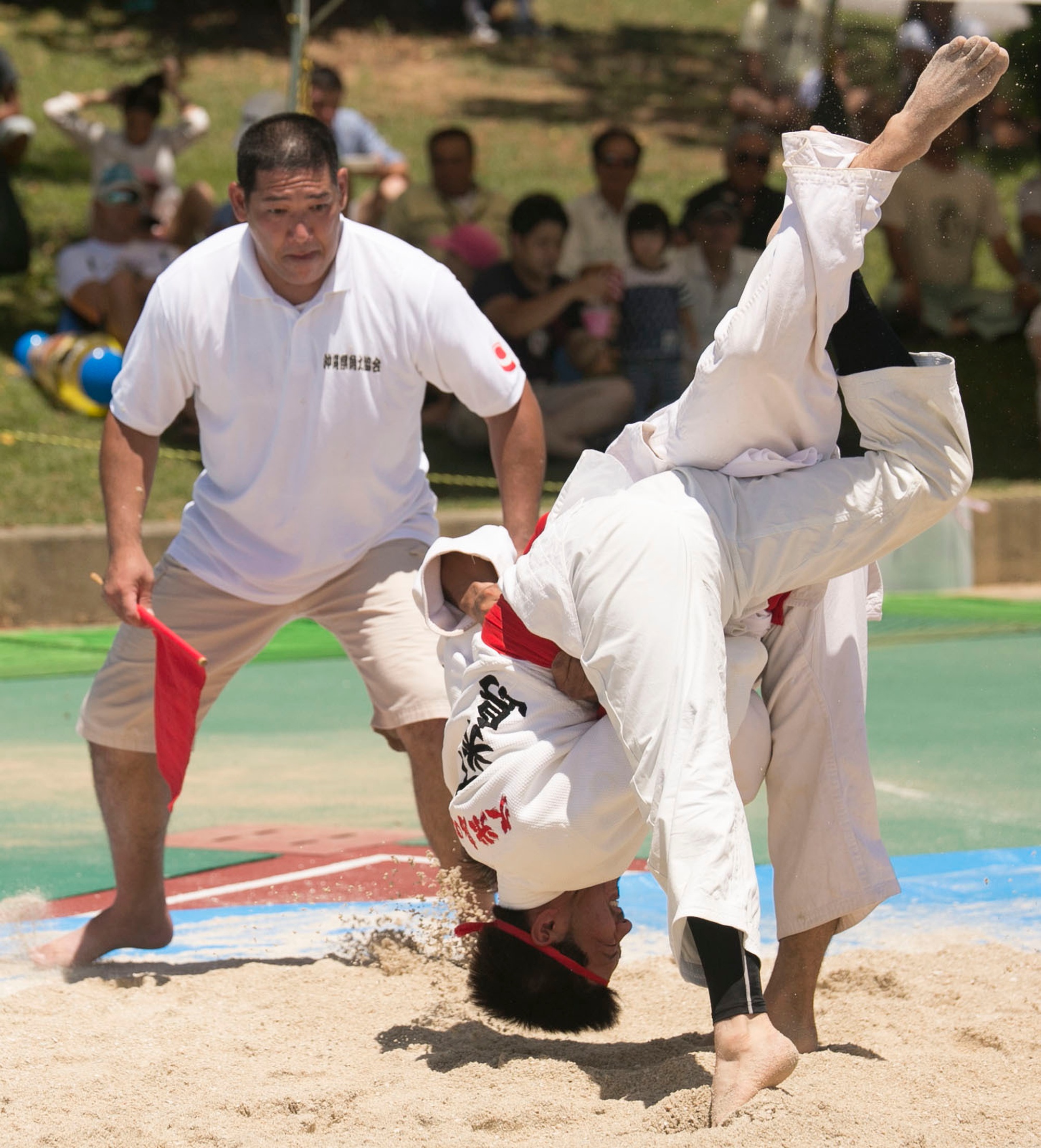 Images - Marines take to sand during Okinawa sumo  - DVIDS