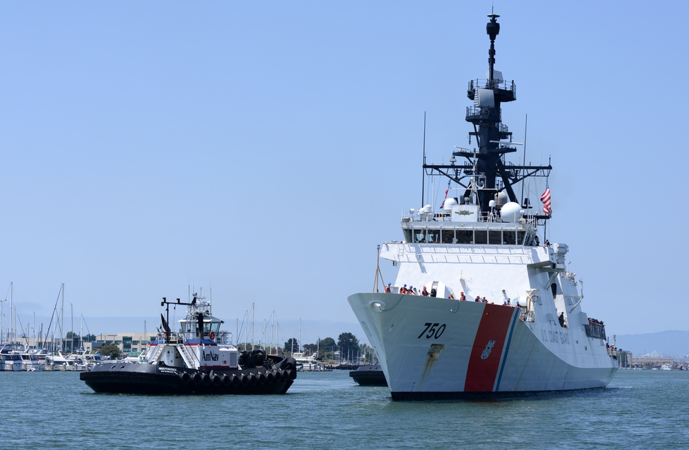 Coast Guard Cutter Bertholf returns home after 140-day deployment