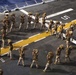 Golf Co. BLT 2/1 conducts PT on the flight deck of the USS Makin Island