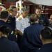 Brazil distinguished visitors aboard USS America
