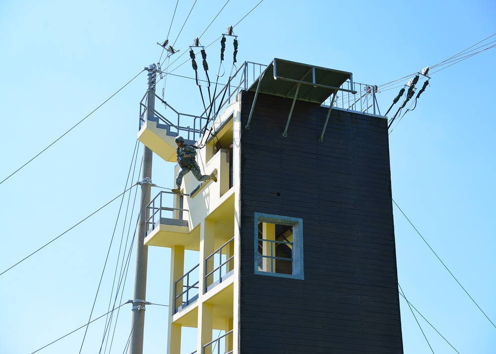 Basic Airborne Refresher Training at Caserma Ederle, Vicenza, Italy, August 04, 2014