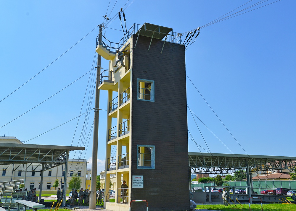 Basic Airborne Refresher Training at Caserma Ederle, Vicenza, Italy, August 04, 2014