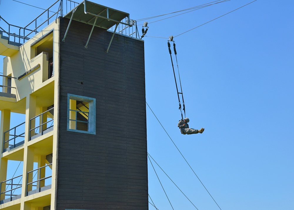 Basic Airborne Refresher Training at Caserma Ederle, Vicenza, Italy, August 04, 2014