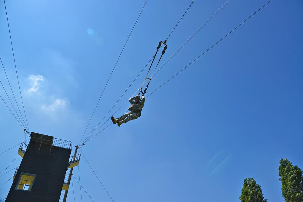 Basic Airborne Refresher Training at Caserma Ederle, Vicenza, Italy, August 04, 2014