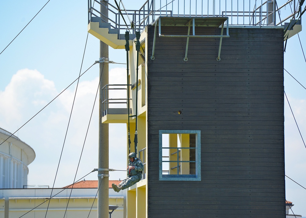 Basic Airborne Refresher Training at Caserma Ederle, Vicenza, Italy, August 04, 2014