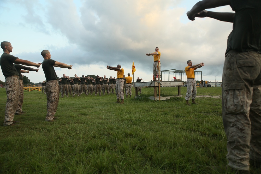 Photo Gallery: Marine recruits complete combat conditioning course on Parris Island