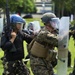 AFP and PNP practice riot control formations