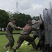 AFP and PNP practice riot control formations