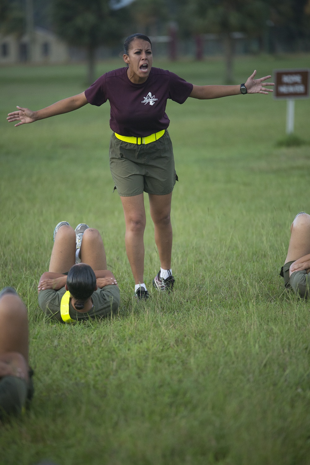 Parris Island recruits train for physical rigors of Marine Corps