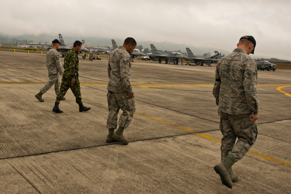 Relampago 2014, South Carolina Air National Guard and Colombian air force combined air cooperation engagement