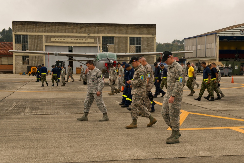Relampago 2014, South Carolina Air National Guard and Colombian air force combined air cooperation engagement