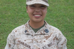 Just part of the job; corpsman treats Marine WWII veteran at Iwo To