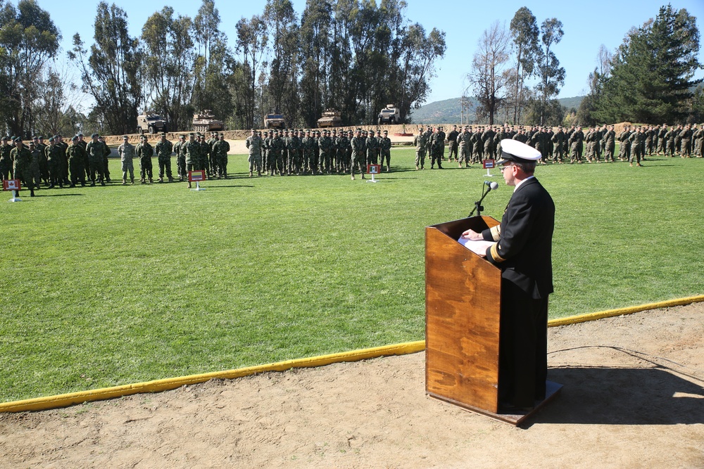 United States Marine Corps Participates in Opening Ceremony of Partnership of the Americas 2014